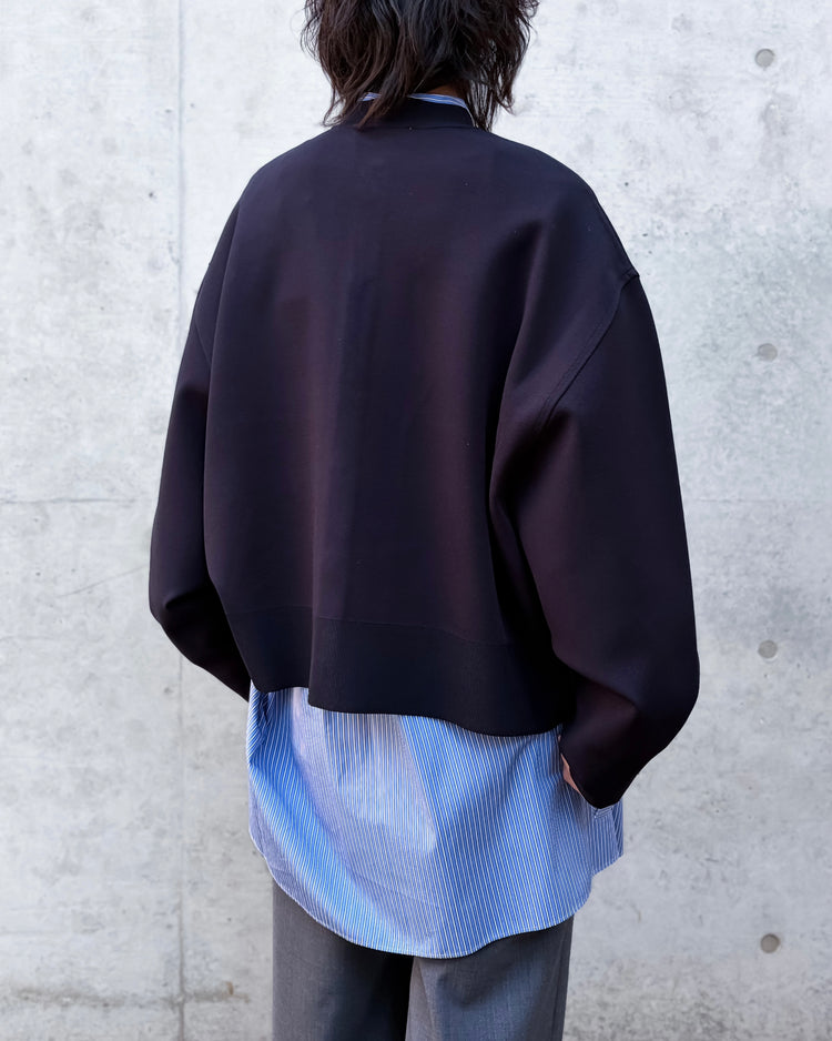 ENFÖLD / WIDE-ARM BOX-CARDIGAN / D.NVY / 300JS170-2151
