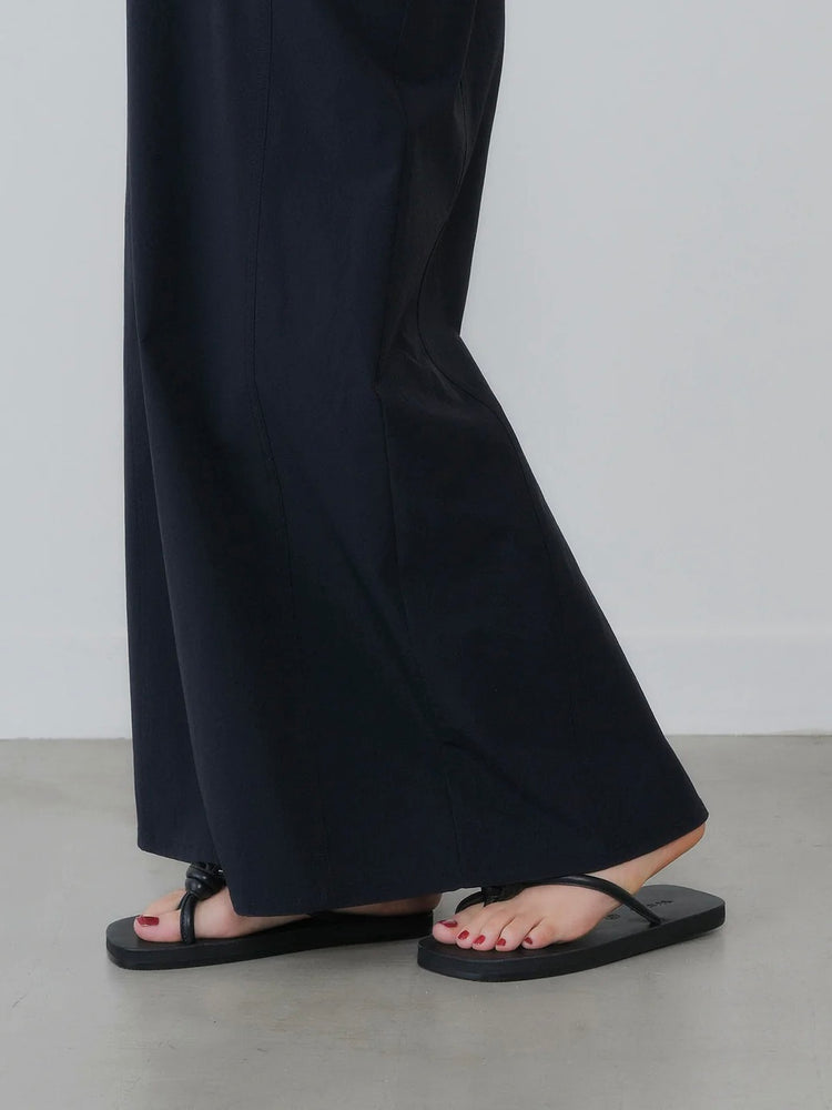THE SHINZONE / 4WAY STRETCH LONG SKIRT / BLACK / 26MMSSK05