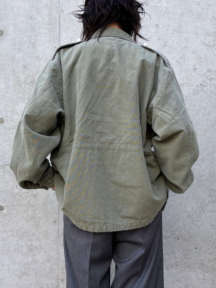 CINOH / PEARL BUTTON M-43 FIELD JACKET / KHAKI  / E21-005