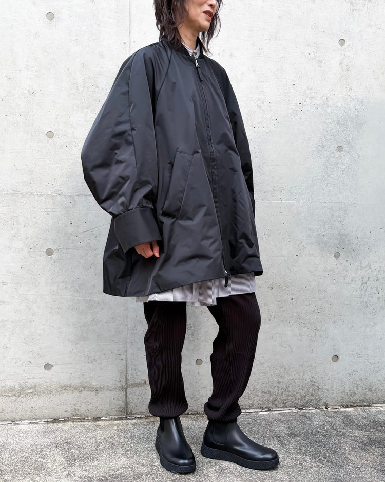 ENFÖLD / BIG-ARM BLOUSON / BLACK / 300JS130-0671