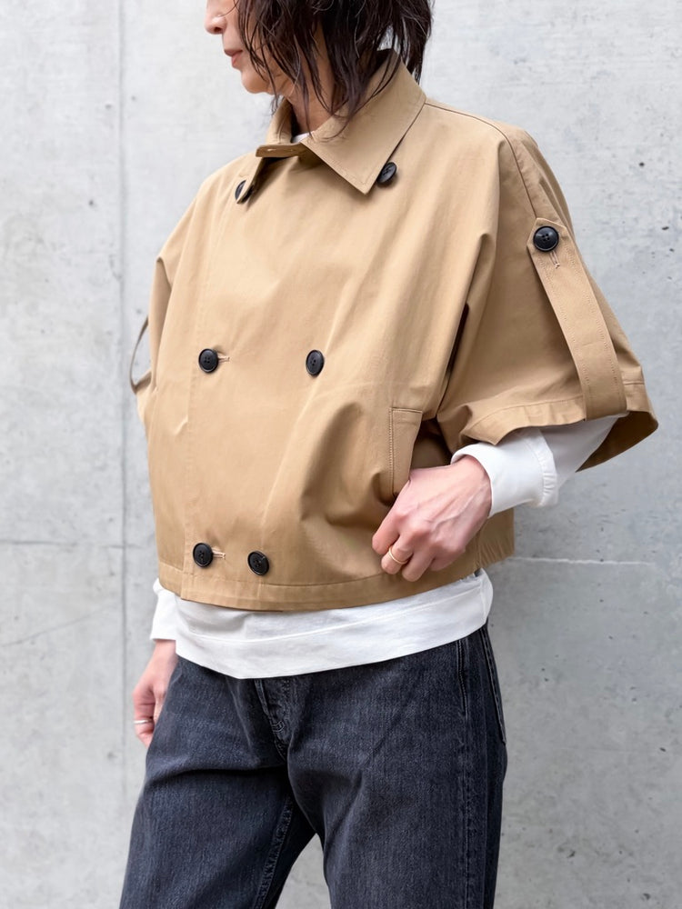 mtmodelist / ショートトレンチジャケット / CAMEL / MG-J08-103