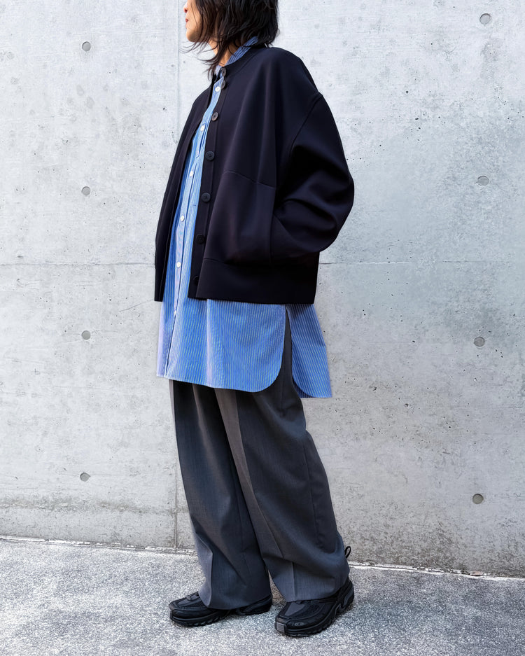 ENFÖLD / WIDE-ARM BOX-CARDIGAN / D.NVY / 300JS170-2151
