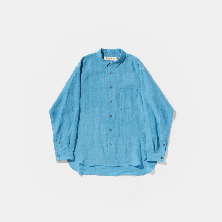 POLYPLOID / CLASSIC POCKET SHIRT B / FADE INDIGO