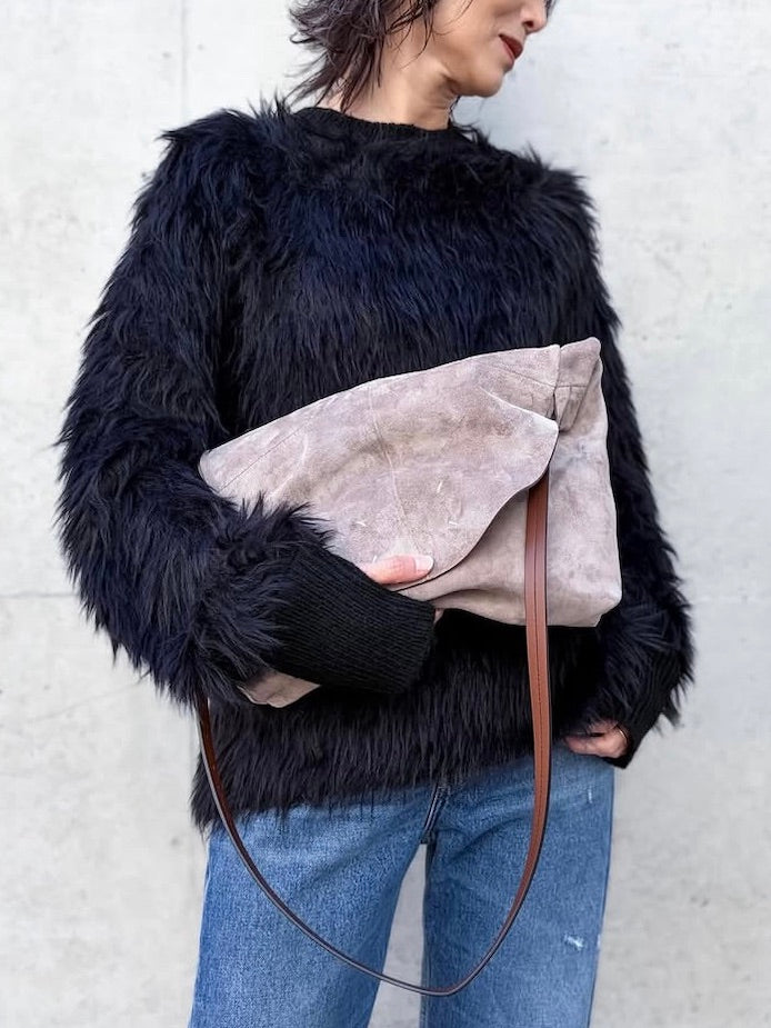 MM⑥  Maison Margiela / ドローストリング ホーボー スモール / vision and black / SB1WC0026P8572