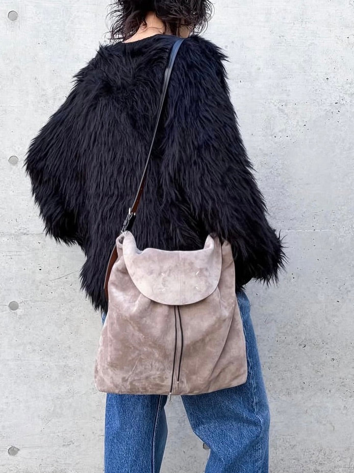 MM⑥  Maison Margiela / ドローストリング ホーボー スモール / vision and black / SB1WC0026P8572