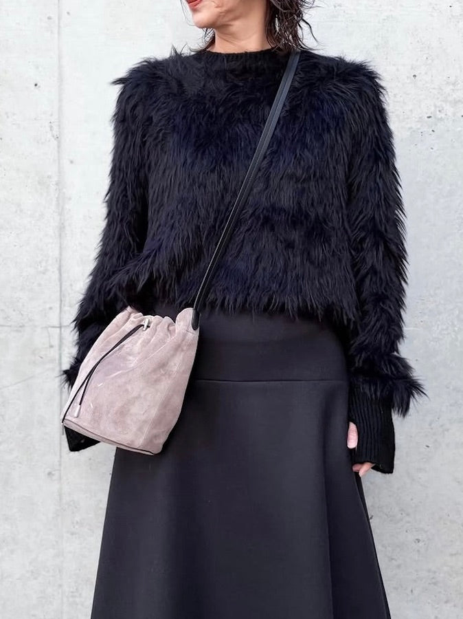 MM⑥  Maison Margiela / ドローストリング クロスボディ バケット / vision and black / SB2ZH0003P8572