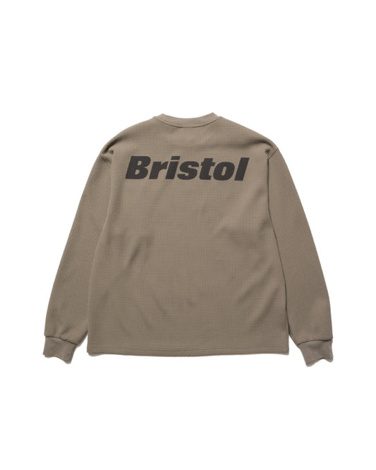 F.C.Real Bristol / TECH WAFFLE LOUNGE L/S TOP / GREIGE / FCRB-262081