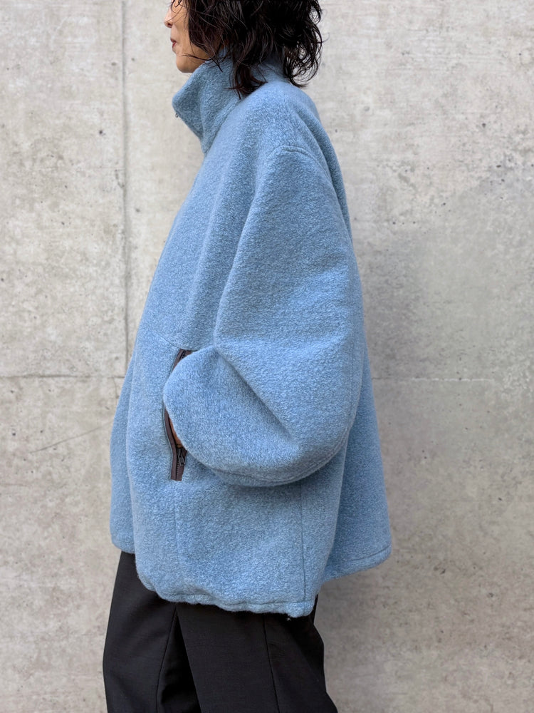 CLANE / SLIVER HALF ZIP TOPS / BLUE /  19105-1422