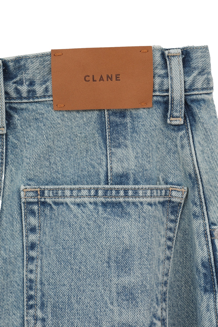 CLANE / COCOON BULKY DENIM PANTS / BLUE / 10111-7043