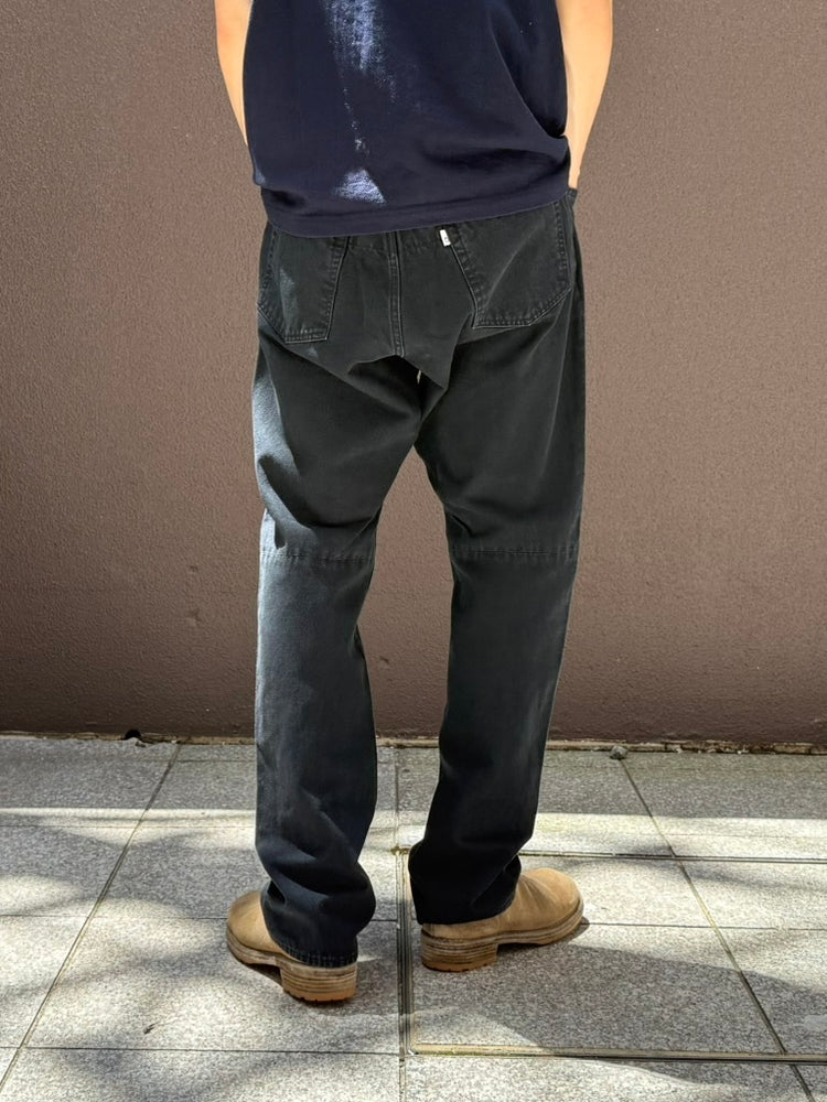 nonnative / TRUCKER 5P JEANS COTTON OXFORD / BLACK / NN-P4903