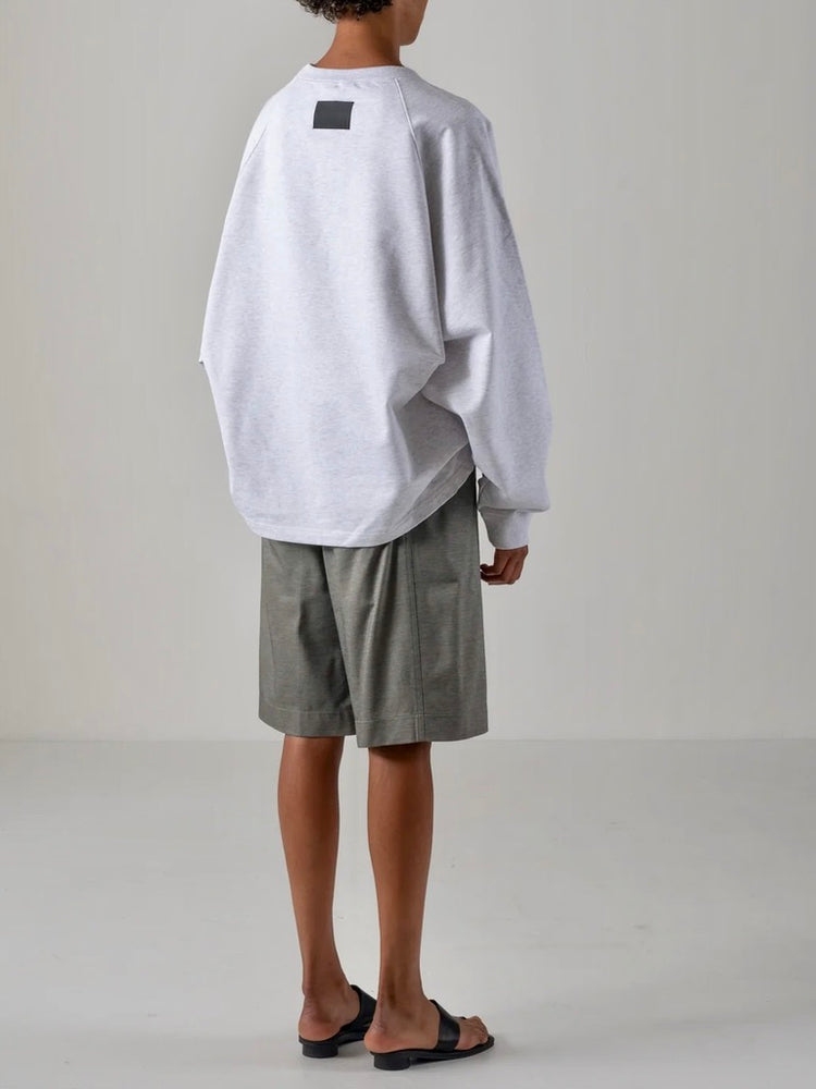 COGTHEBIGSMOKE / KAYA TUCKED HEM TOP / ICE GRAY