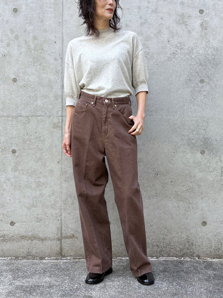 NEPLA. / ワイドパンツ / STONE BROWN / WOWID-6S