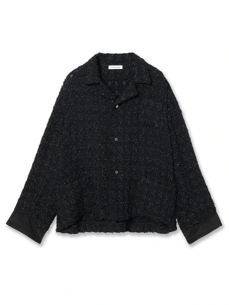 MADISONBLUE / PAJAMA SHIRTS TWEED / BLACK / MB264-5007