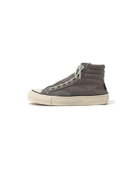 nonnative / DWELLER TRAINER 2 HI COTTON CANVAS OVERDYED WITH GORE-TEX by SPINGLE / GRAY / NN-F4801