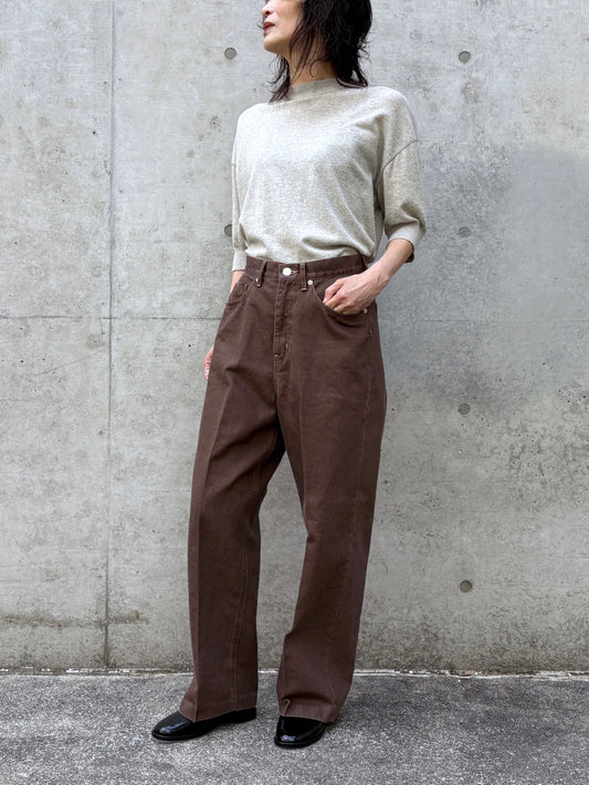 NEPLA. / ワイドパンツ / STONE BROWN / WOWID-6S