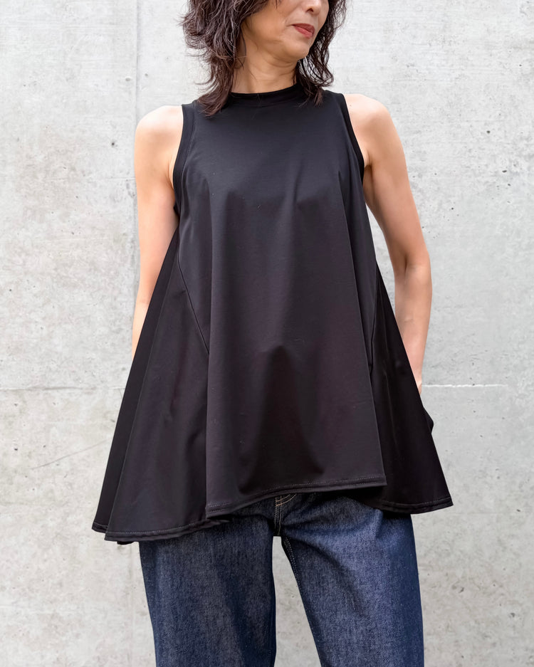 COGTHEBIGSMOKE / HIBA TOP / BLACK