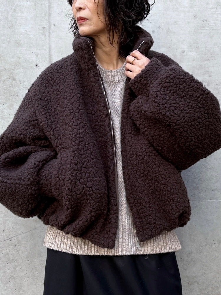 CLANE / BALLOON BOA BLOUSON / BROWN /  19101-0032