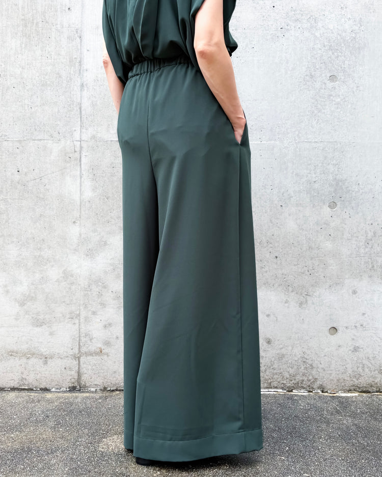 ENFÖLD / ORB BALLOON TROUSERS / D.GREEN / 300JA431-1151