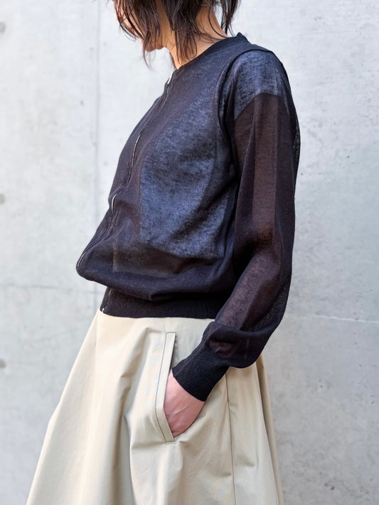 mtmodelist / ZIPカーディガン / D.GRAY / MG-K02-301