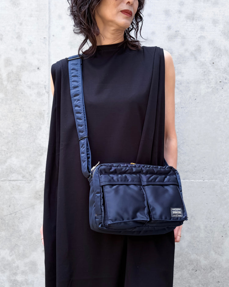 PORTER / TANKER  SLING BAG W zip / 622-15154 / アイアンブルー