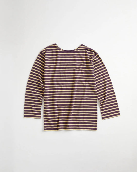 THE SHINZONE / MARINE BORDER LONG SLEEVE TEE・PURPLE・24SMCU14