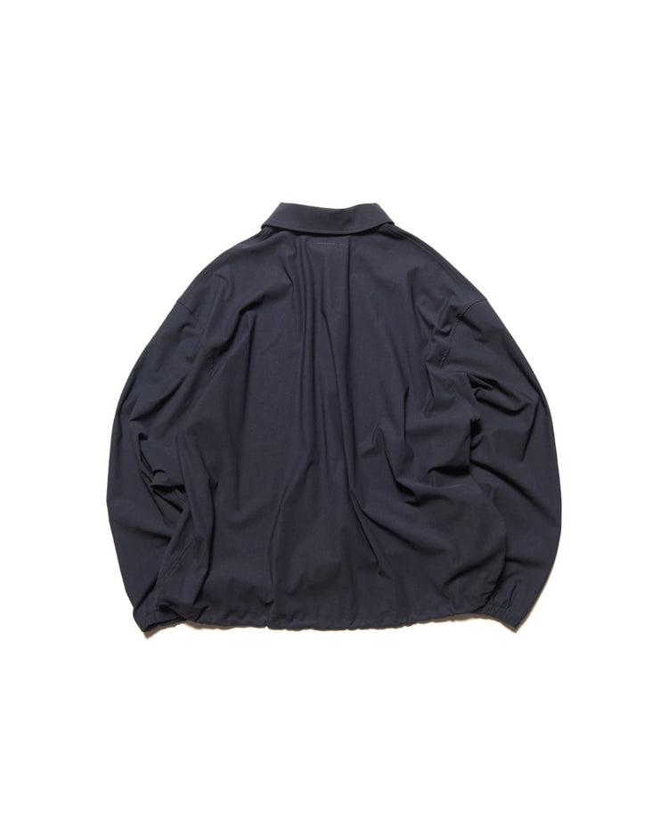 SOPHNET. / 4-WAY STRETCH L/S POLO SHIRT / NAVY / SPNT-262060