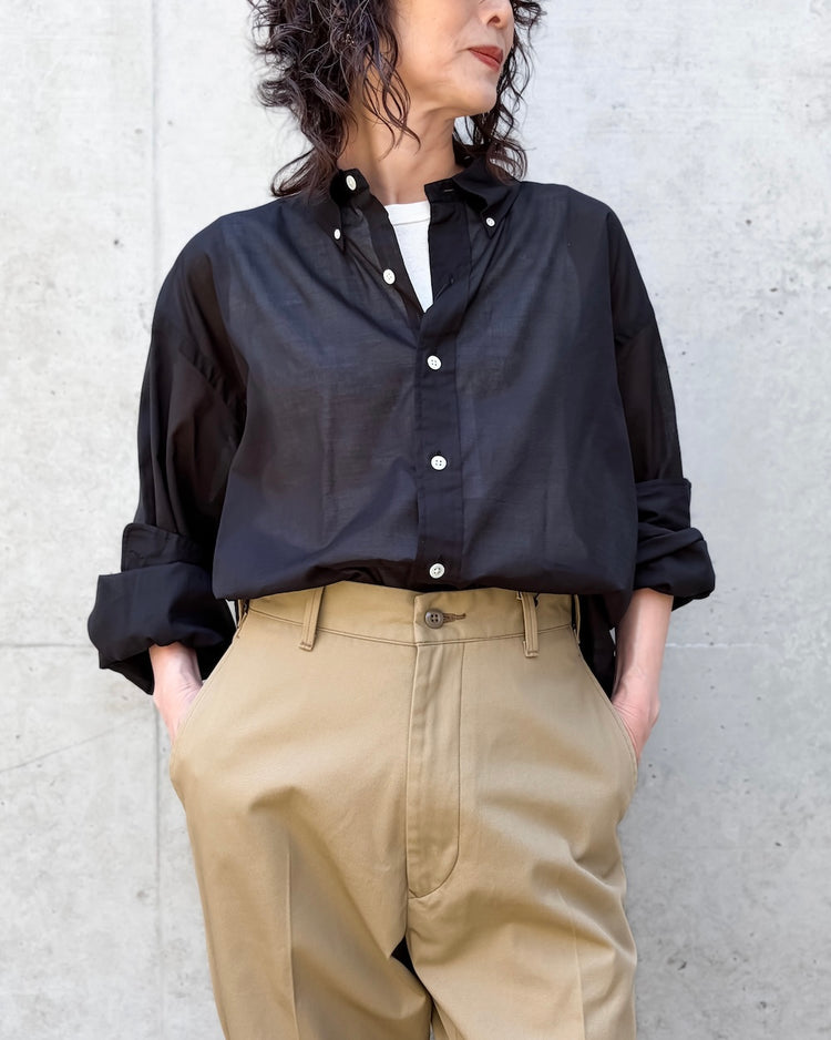 THE SHINZONE / DADDY SHIRT / BLACK / 25MMSBL09