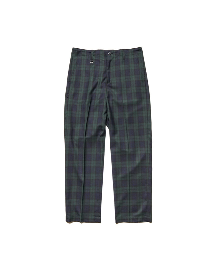 uniform experiment / STRETCH WOOL SIDE POCKET TAPERED PANTS / GREEN / UE-252039