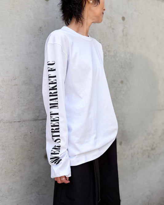 DSM kei ninomiya / PRINT ON SLEELE LONGSLEEVE TEE / WHITE / DSM02T008