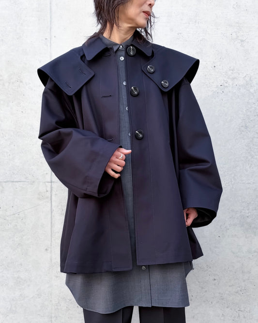 någonstans / circle coat / space / 470JS430-0361