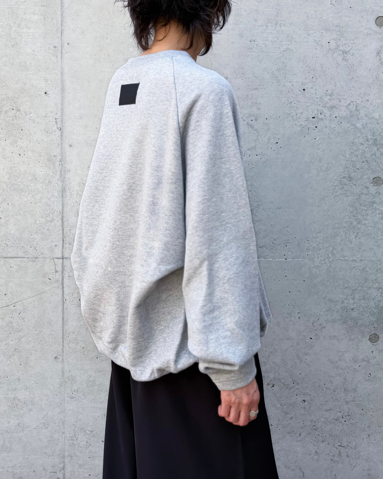COGTHEBIGSMOKE / OLIVER PUFF HEM TOP / L.GRAY