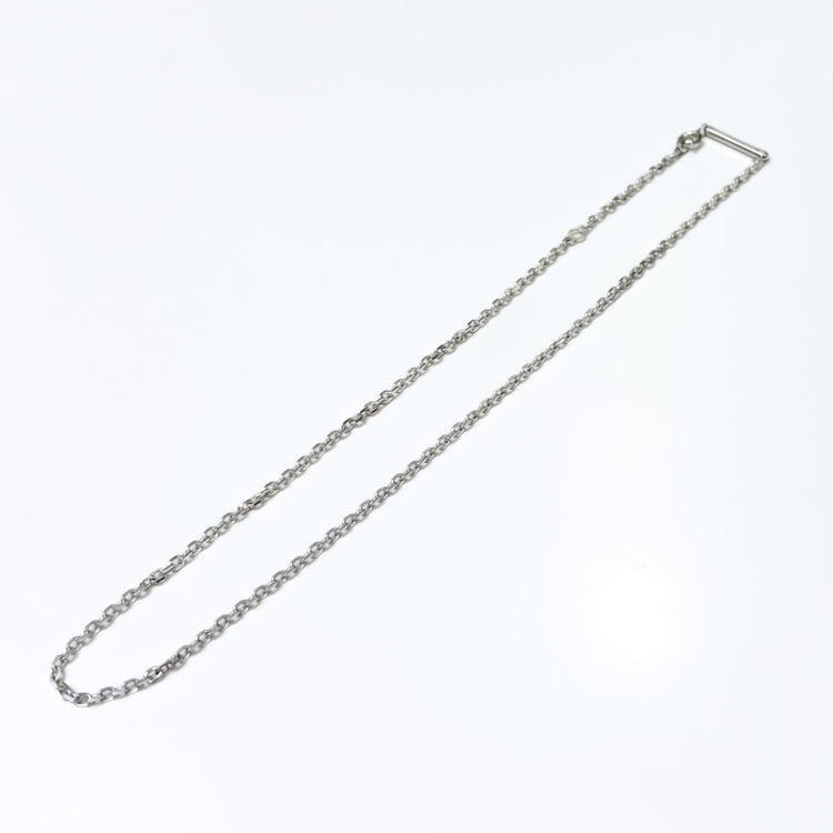 END CUSTOM JEWELLERS / Round Cut Chain Necklace / SILVER / ENDN045