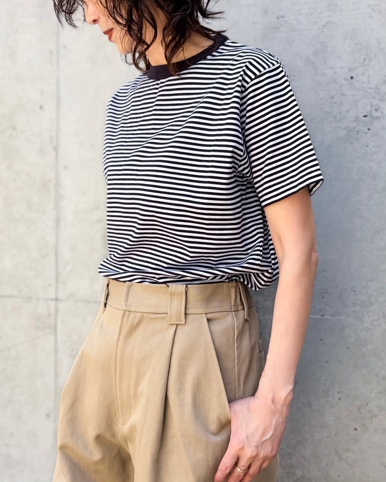THE SHINZONE / PACK TEE / NAVY(BORDER/WHITE) / 20SMSCU66