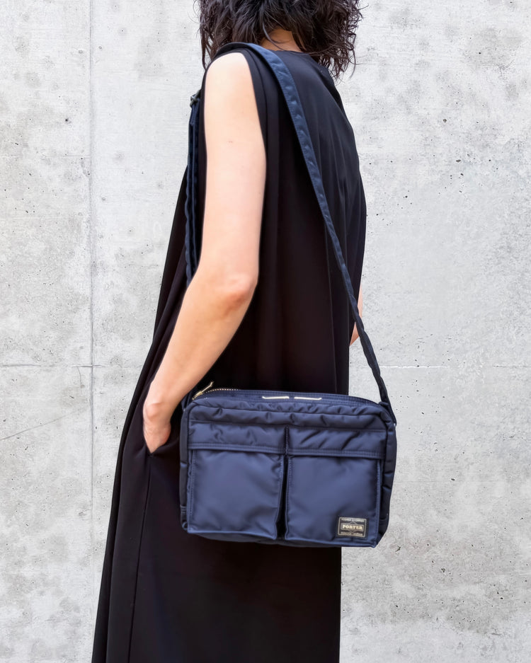 PORTER / TANKER  SLING BAG W zip / 622-15154 / アイアンブルー