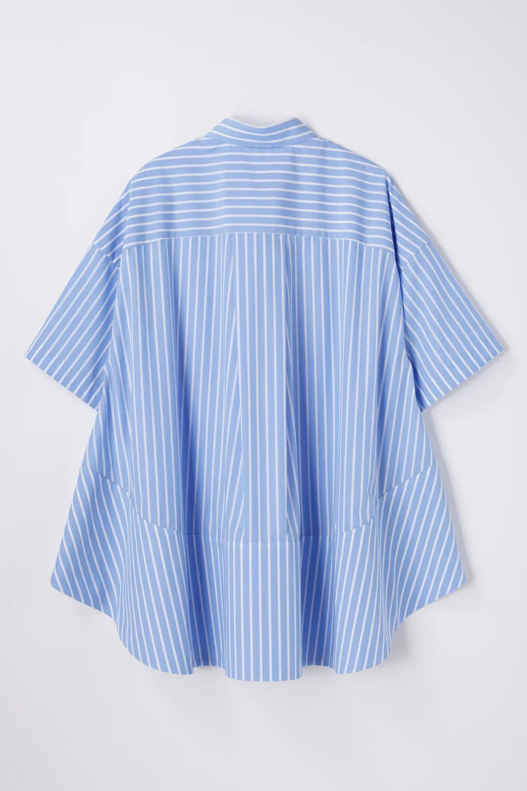 någonstans / tent line shirt / water / 470JA430-0421