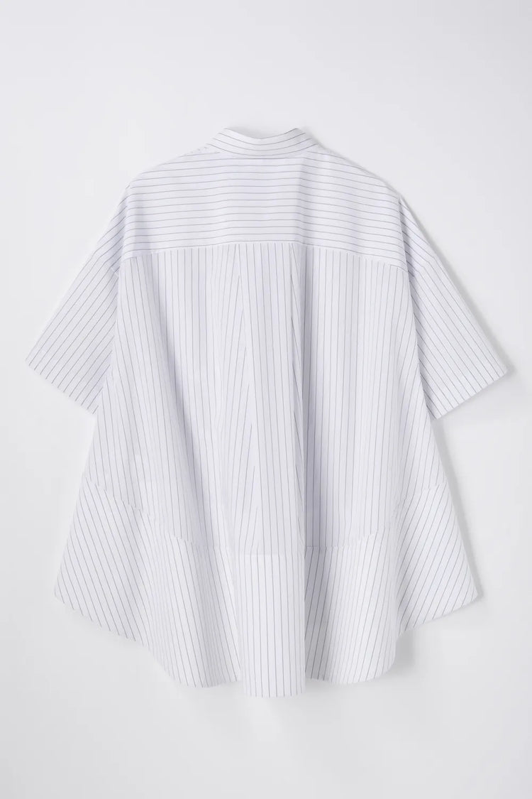 någonstans / tent line shirt / salt / 470JA430-0421