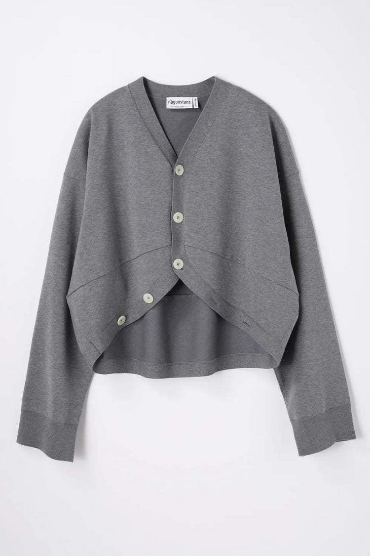 någonstans / hem-design cardigan  / stone / 470JA470-0571