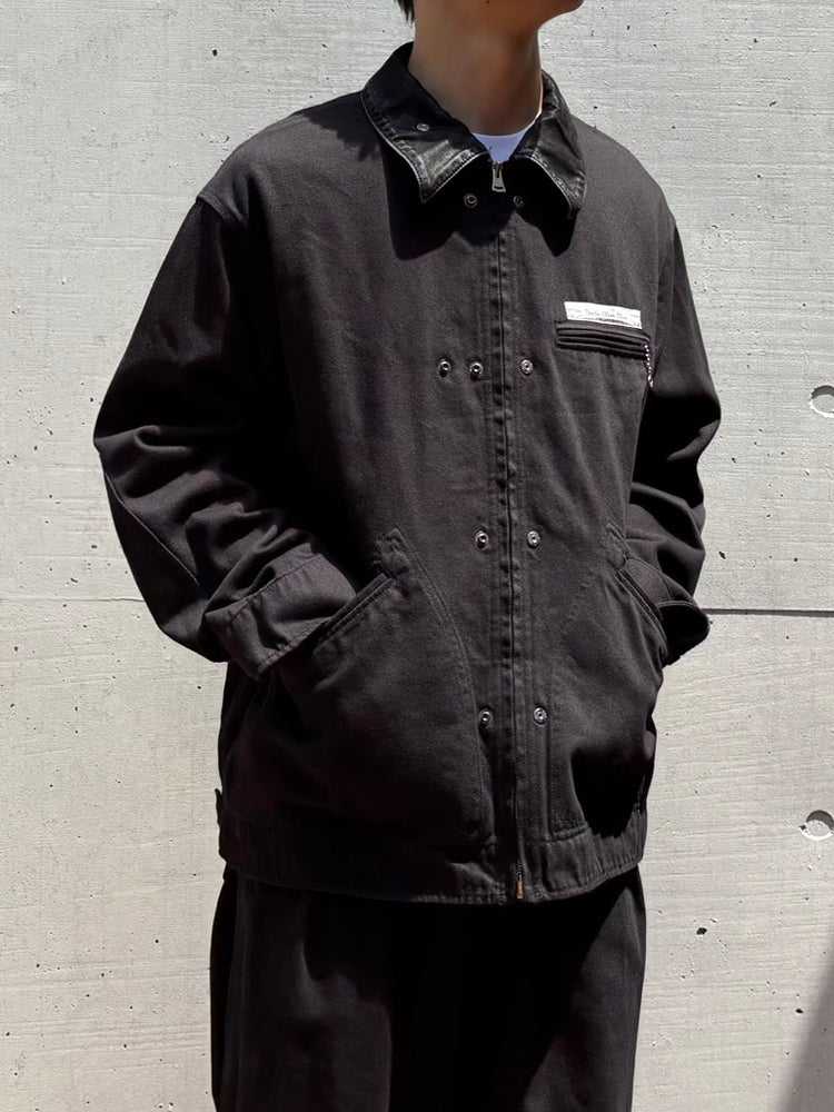 DAIRIKU / "Dairiku Work Wear" Vintage Wash Jacket / Black / 26AW-CP02