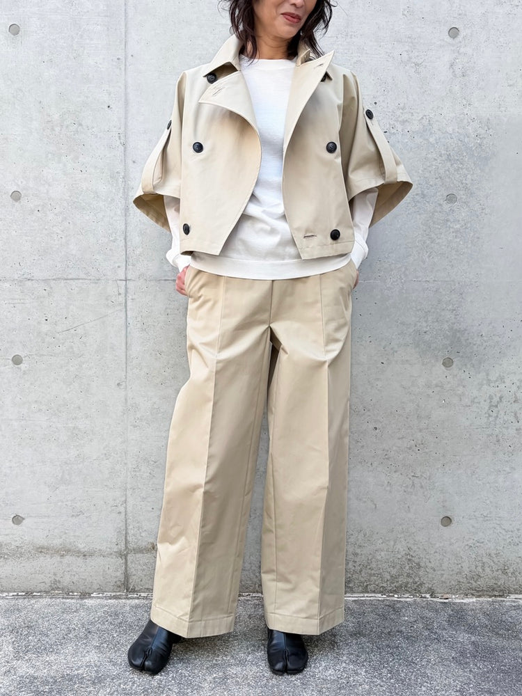 mtmodelist / ショートトレンチジャケット / SAND BEIGE / MG-J08-103