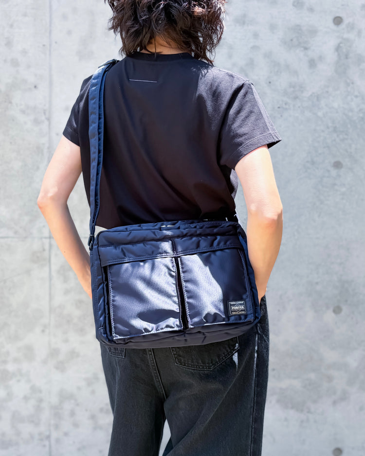PORTER / TANKER  SLING BAG W zip(L) / 622-08633 / IRON BLUE
