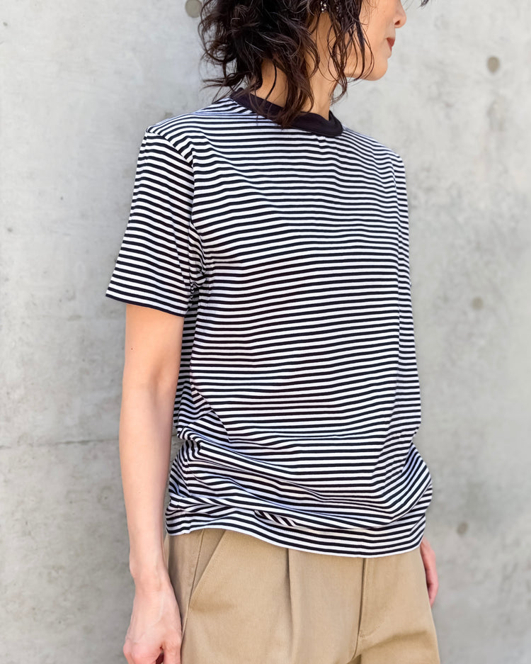 THE SHINZONE / PACK TEE / NAVY(BORDER/WHITE) / 20SMSCU66
