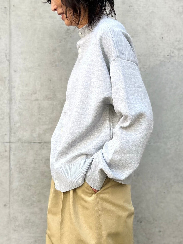 någonstans / stand cardigan  / Wolf / 470JS870-0281