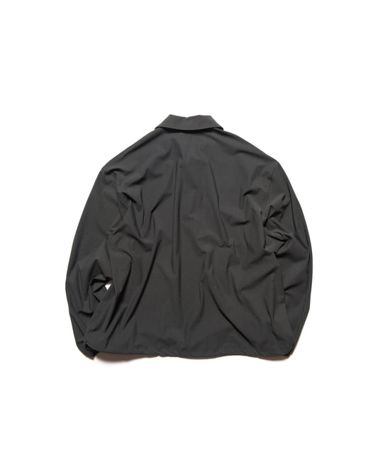 SOPHNET. / 4-WAY STRETCH L/S POLO SHIRT / CHARCOAL GRAY / SPNT-262060