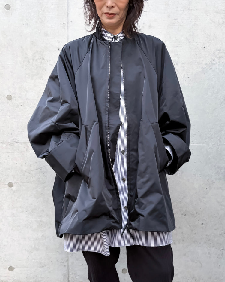 ENFÖLD / BIG-ARM BLOUSON / BLACK / 300JS130-0671