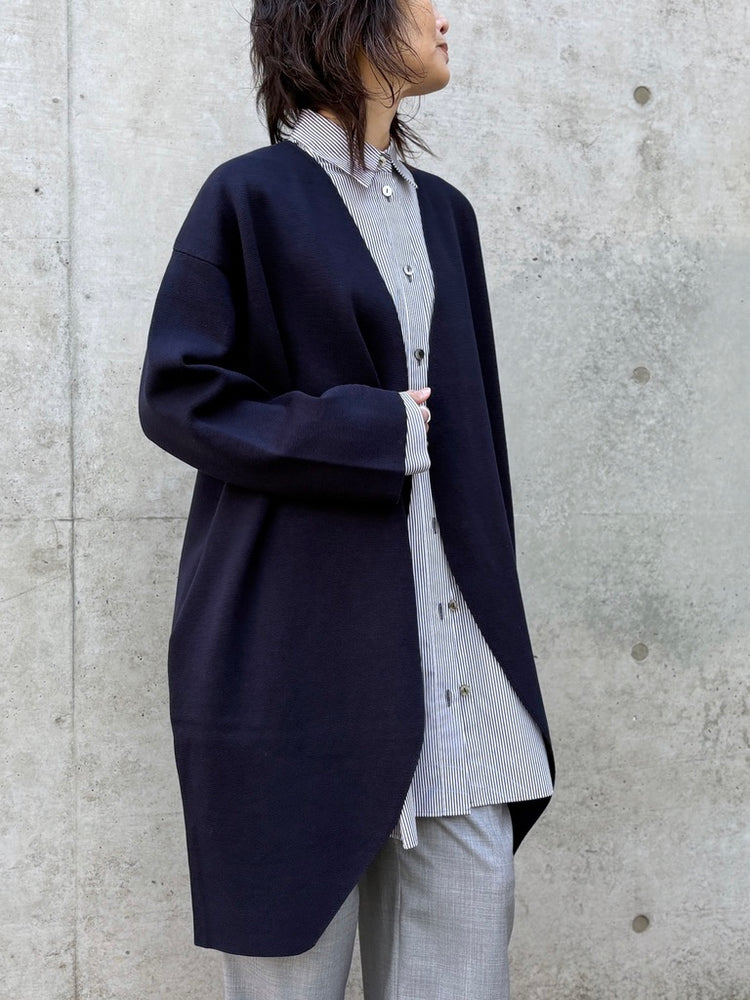 GALERIE VIE / ミラノリブモーニングコート / NAVY / 230861081030