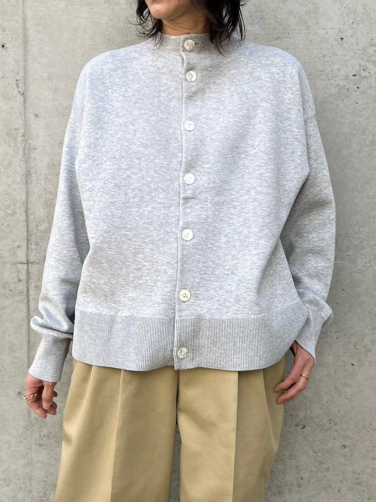 någonstans / stand cardigan  / Wolf / 470JS870-0281
