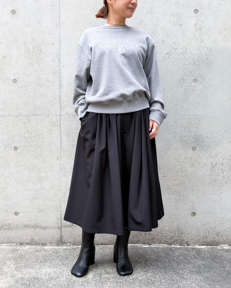 MM⑥ Maison Margiela / ギャザーキュロットスカート / BLACK / S62MU0079M35436