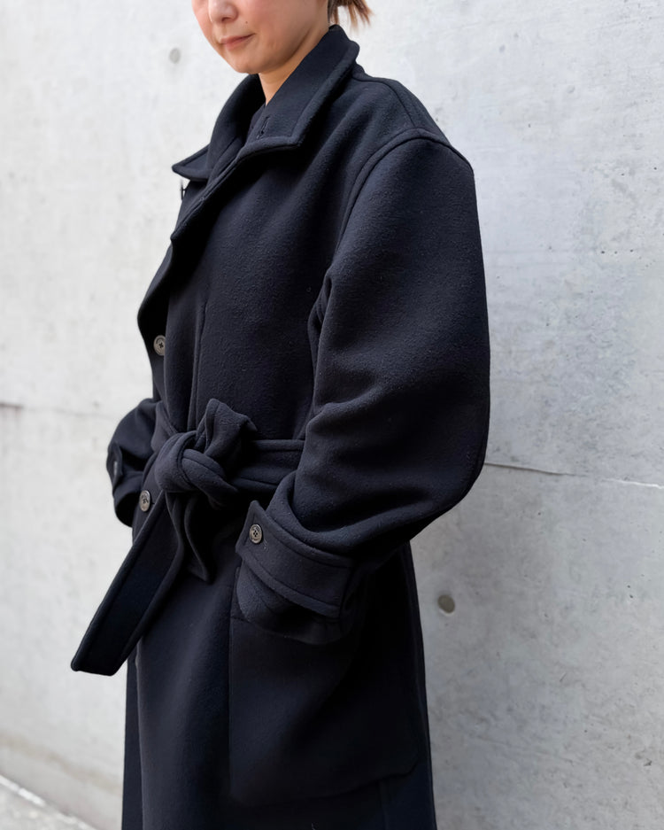 LEMAIRE / ラップコート / BLACK / CO1037 LF1116