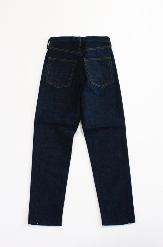 HYKE / TAPERED JEANS・ONE WASH BLUE