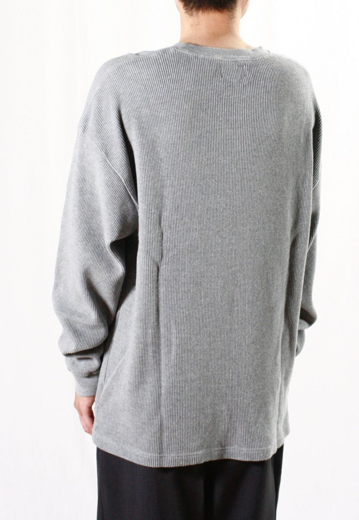 DESCENDANT / GAUFRE WAFFLE LS / GRAY / 241ATDS-CSM10